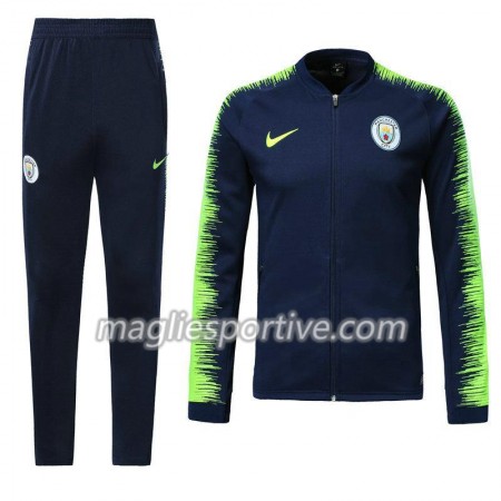 Manchester City Tuta Rappresentanza Blu Verde 2018/2019